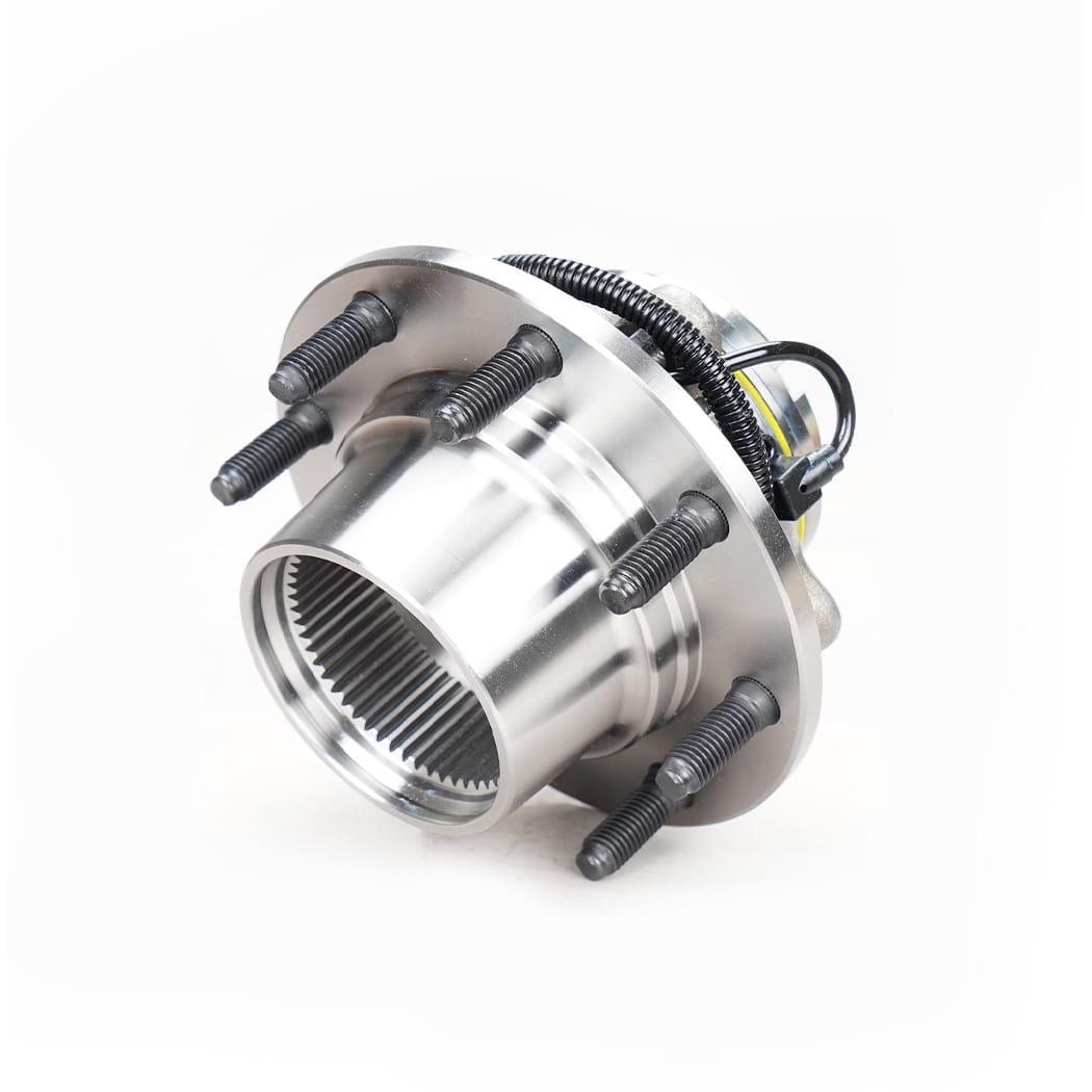 HanHub 515077 Hub de roue avant et assemblage de roulement compatible avec F-250 Super Duty F-350 Super Duty F-450 Super Duty F-550 Super Duty Remplace HA590425 BR930425 F81A2B663CE FW777 8-LUG